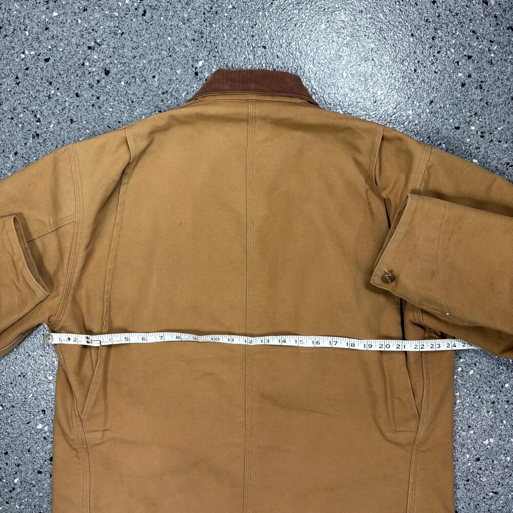 Vintage 1990s Carhartt Blanket Lined Denim Work Coat - Picture 7 of 9